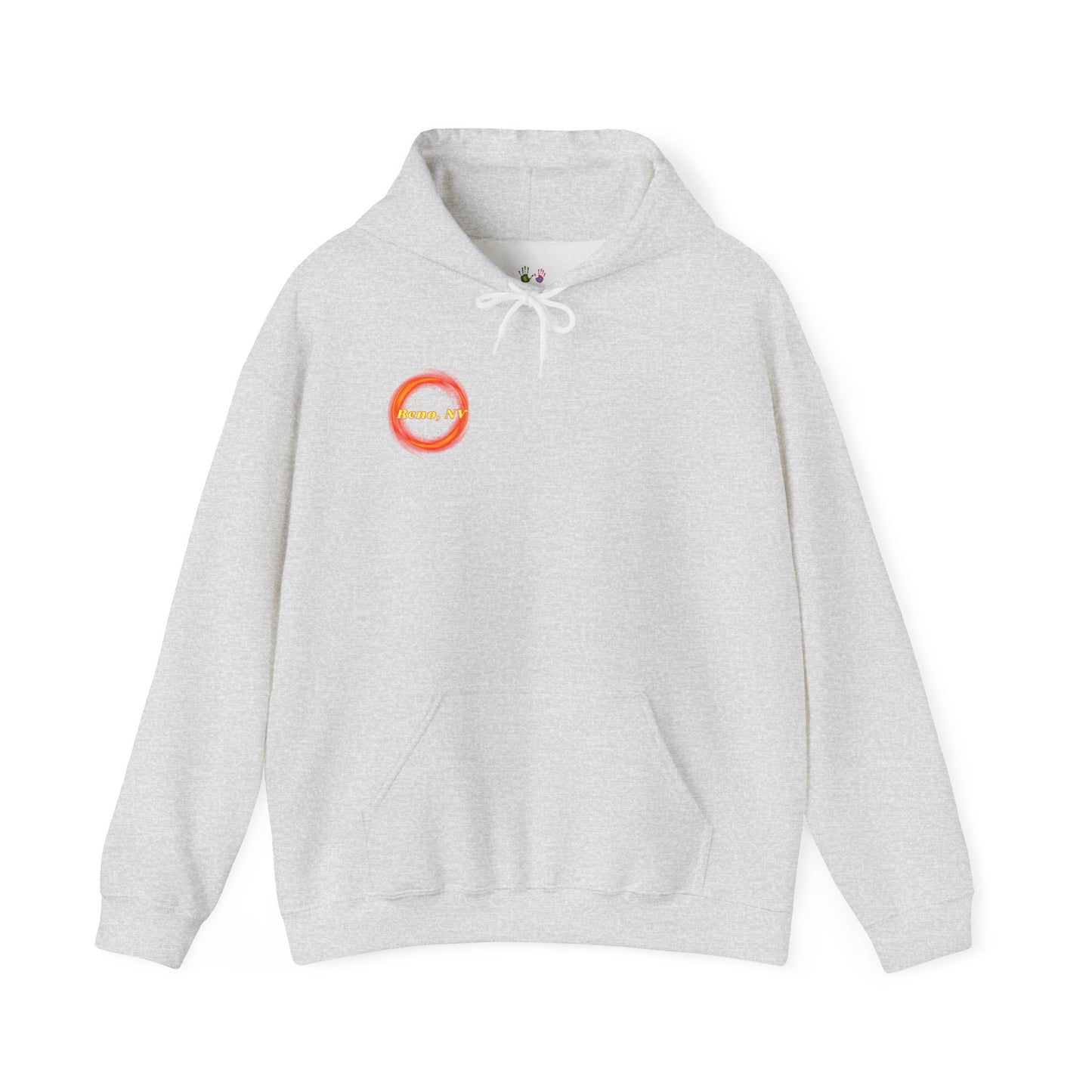 Reno - So close to hell you can see Sparks! - Hoodie (Smoke Background)