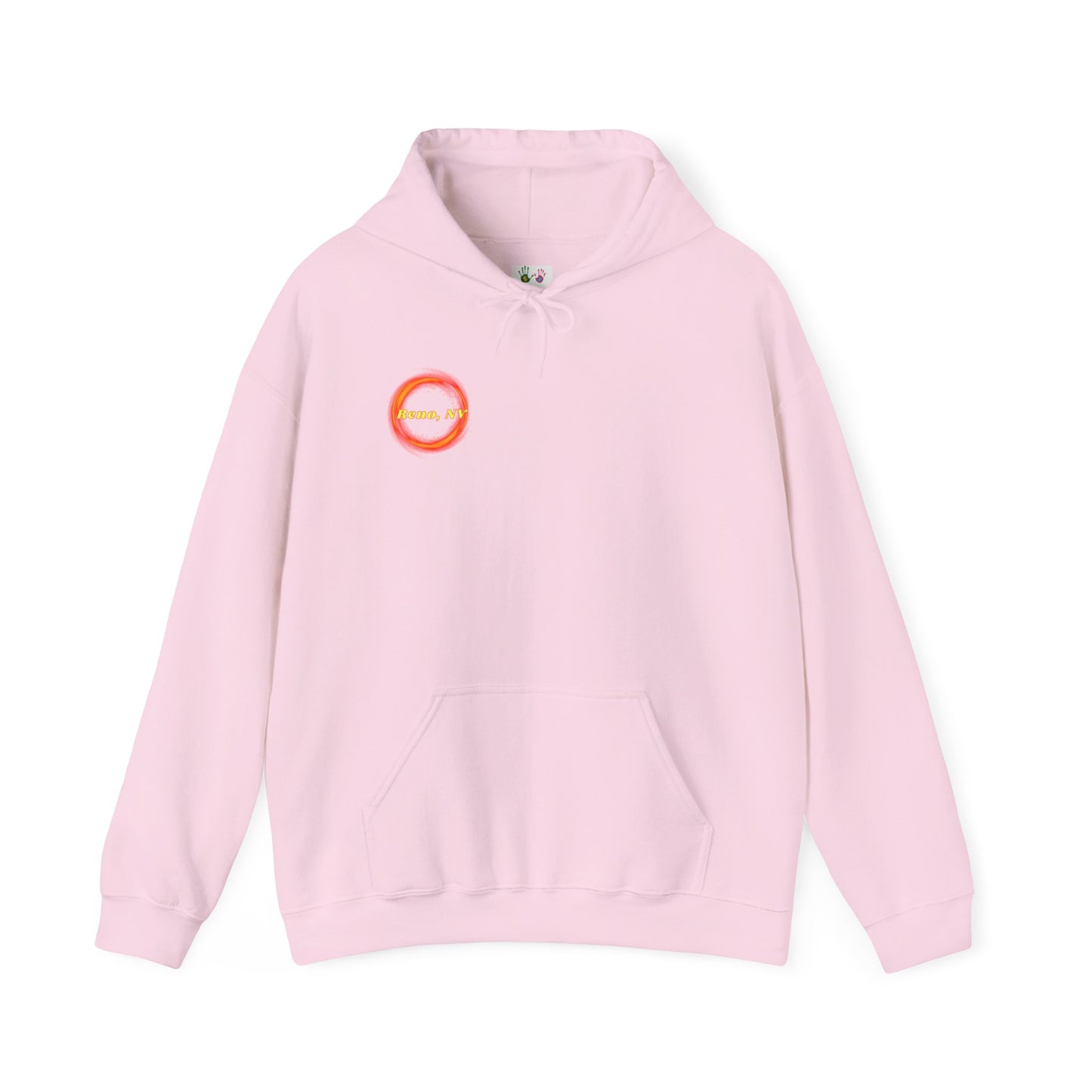 Reno - So close to hell you can see Sparks! - Hoodie (Smoke Background)