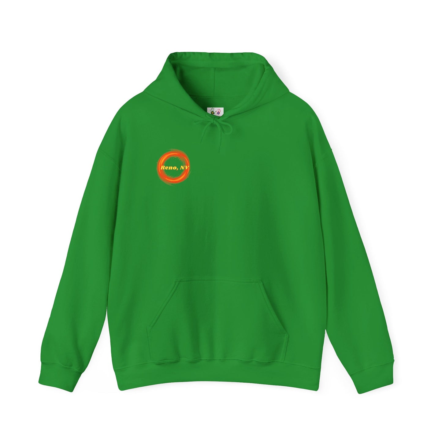 Reno - So close to hell you can see Sparks! - Hoodie (Smoke Background)