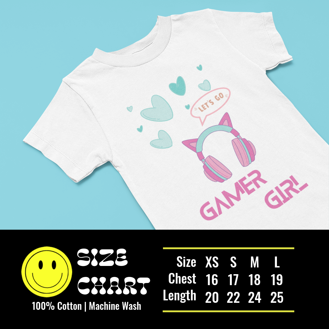 Ultimate Gamer Girl Casual T-Shirt, Comfy Cotton Gaming Tee for Everyday Play