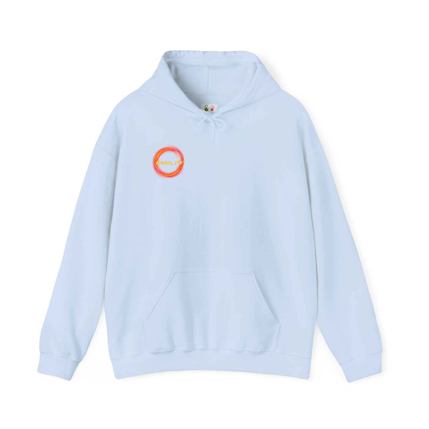 Reno - So close to hell you can see Sparks! - Hoodie (Smoke Background)