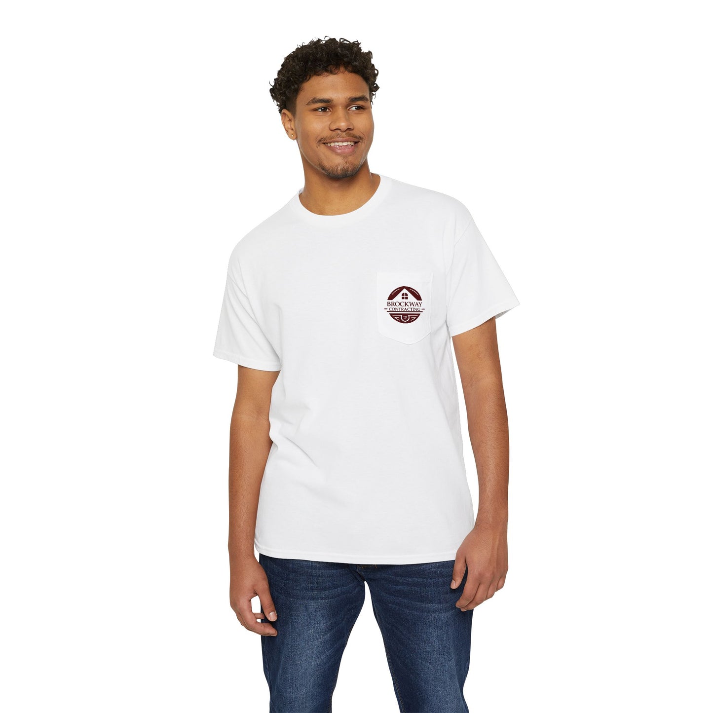 Custom Pocket T-Shirt for Everyday Comfort - Ideal for Work, Casual Outings, and Business Promotions