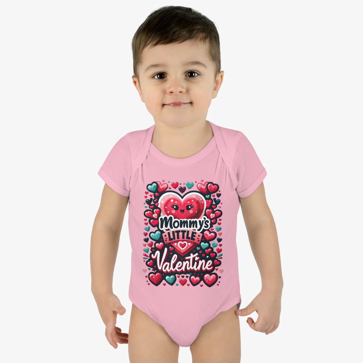 Mama's Little Valentine Baby Body Suit, Baby Clothes, Valentine For Baby, Baby bodysuit, Newborn Outfit