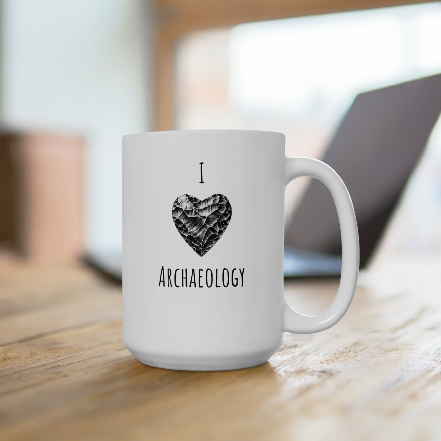 I Heart Archaeology Ceramic Mug 15oz