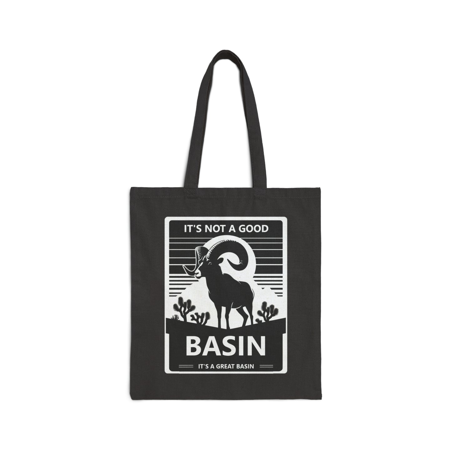 Great Basin Big Horn Cotton Canvas Tote Bag