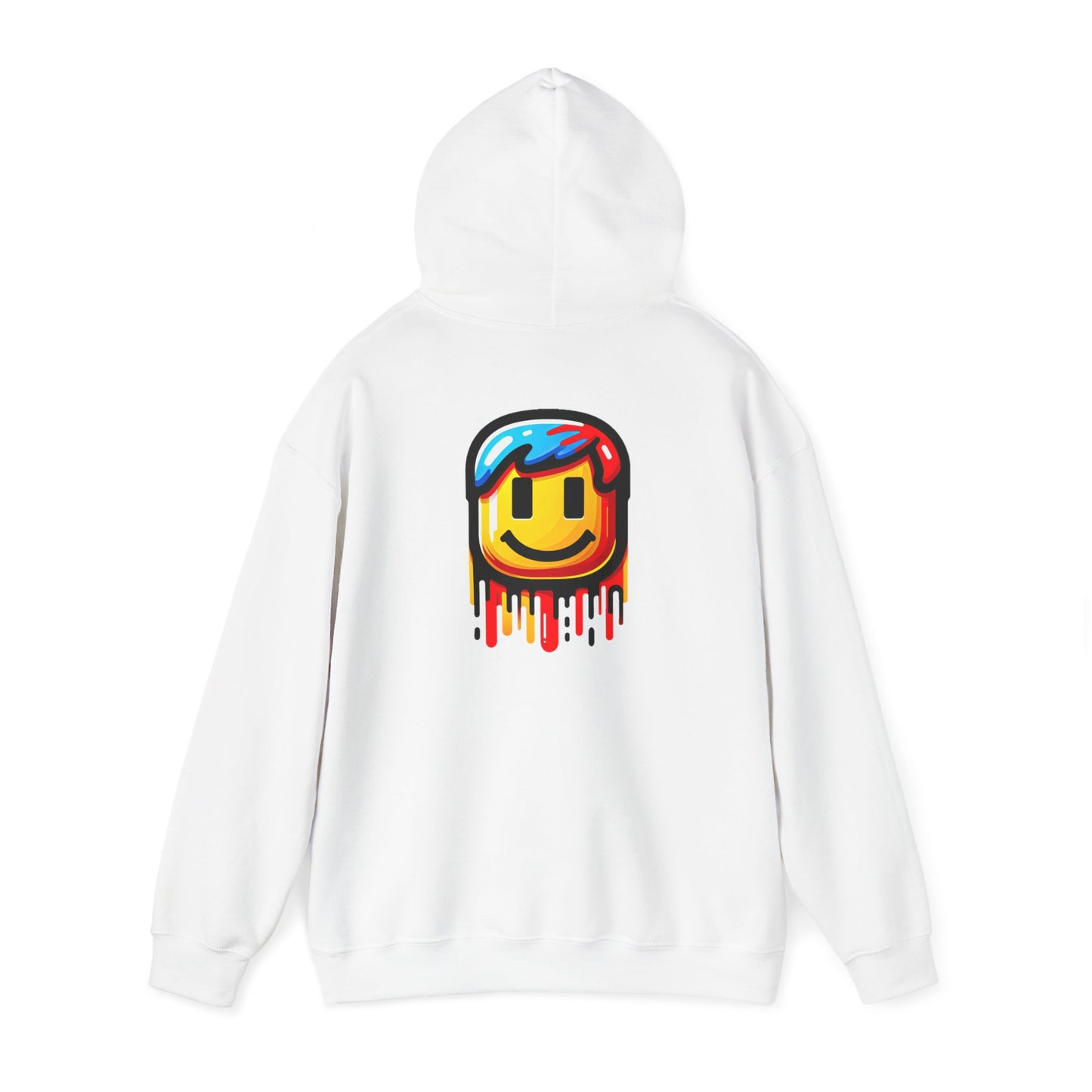 Gamer Drip Hoodie, Cozy Gaming Wear, Hoodie for gamers, Smiley face, Drippy Face