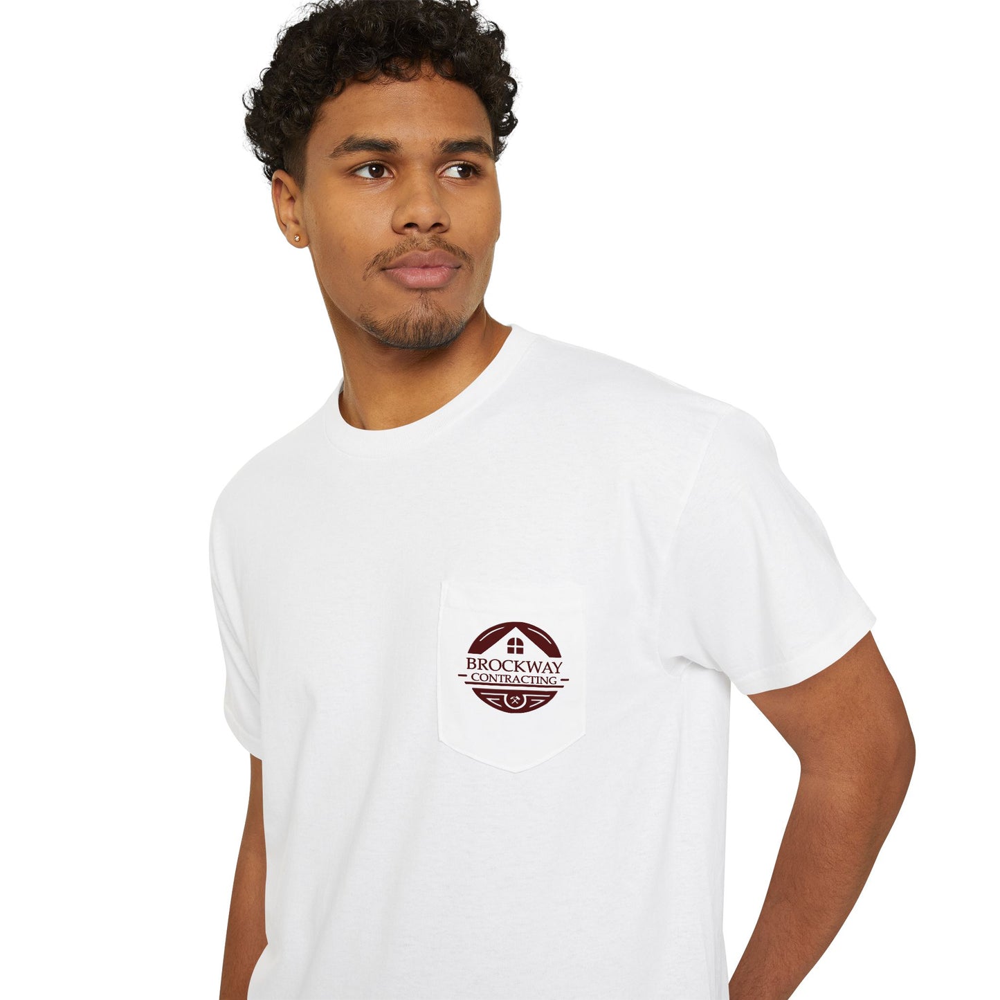 Custom Pocket T-Shirt for Everyday Comfort - Ideal for Work, Casual Outings, and Business Promotions