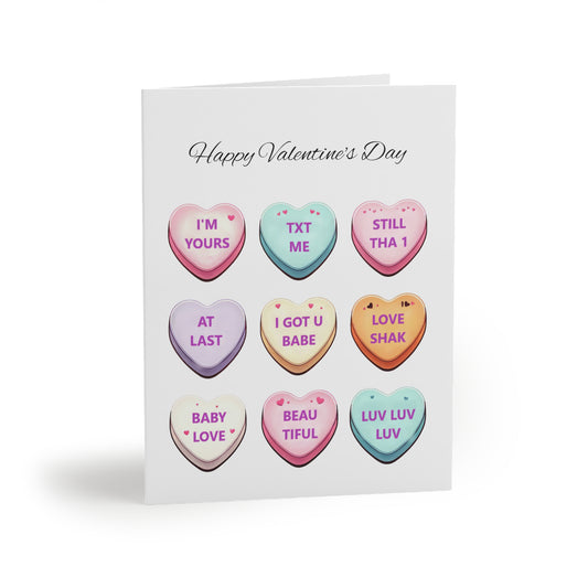 Valentine's Day Cards Pack, Personalized Love Notes, Sweetheart Greetings, Heartfelt Messages, Romantic Cards, Couples Stationery