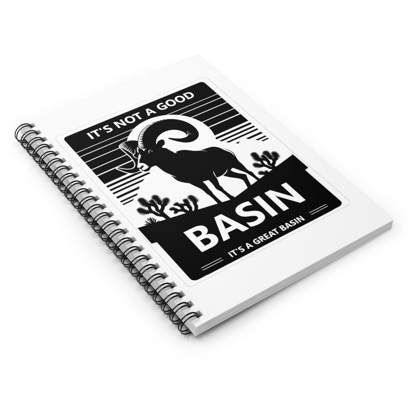 Great Basin Big Horn Spiral Notebook - Ruled Line