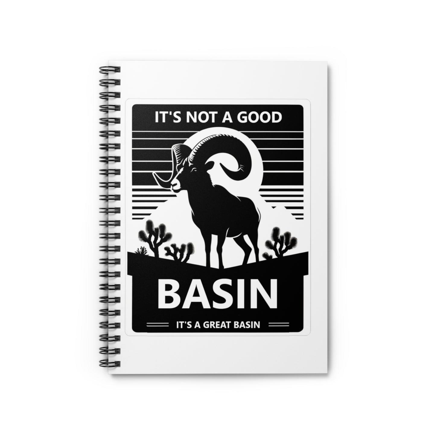 Great Basin Big Horn Spiral Notebook - Ruled Line