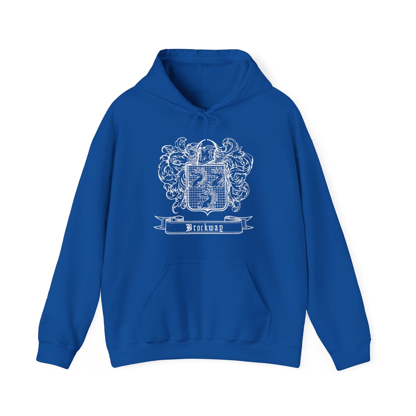 Brockway Traditional Coat of Arms - Unisex Heavy Blend™ Hooded Sweatshirt