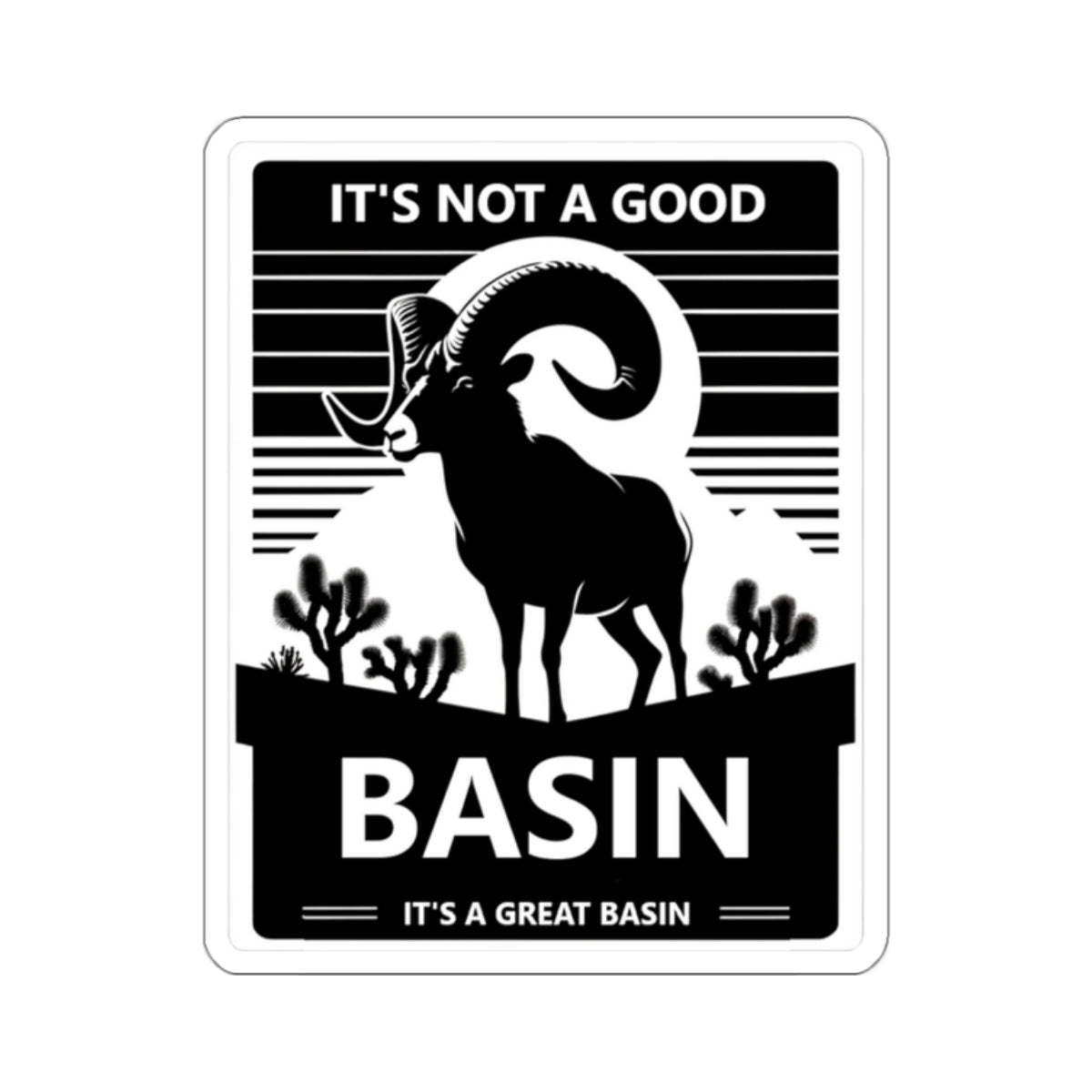 Great Basin Big Horn Kiss-Cut Stickers