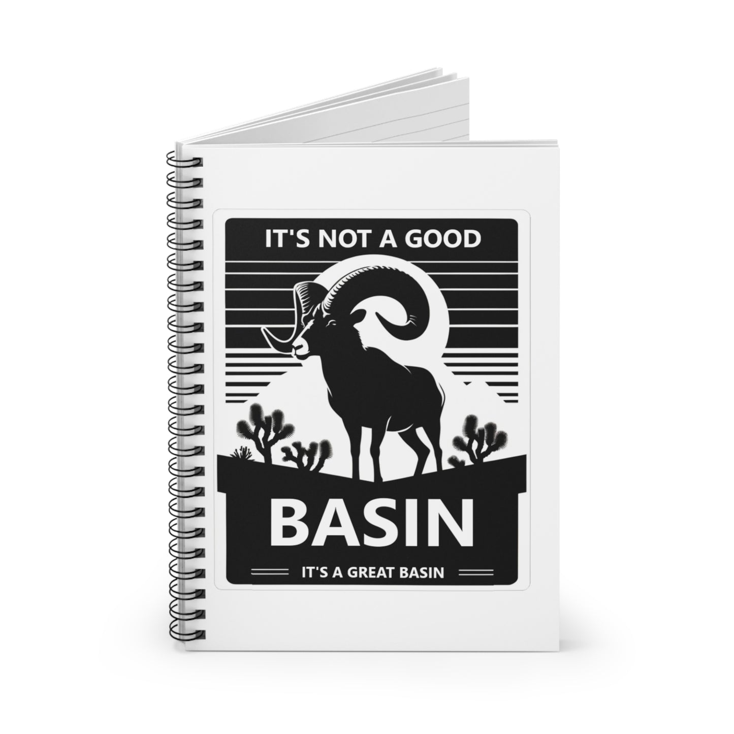 Great Basin Big Horn Spiral Notebook - Ruled Line