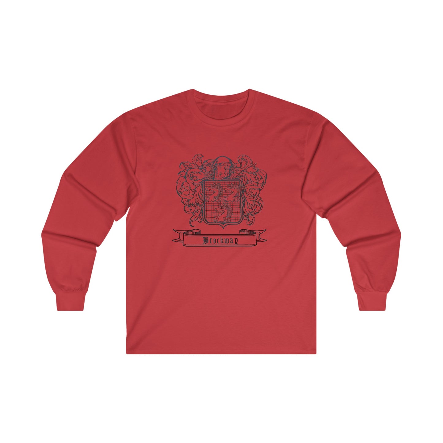 Brockway Traditional Coat of Arms Unisex Ultra Cotton Long Sleeve Tee