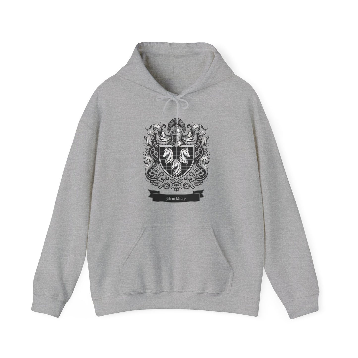 Brockway Coat of Arms - Unisex Heavy Blend™ Hooded Sweatshirt