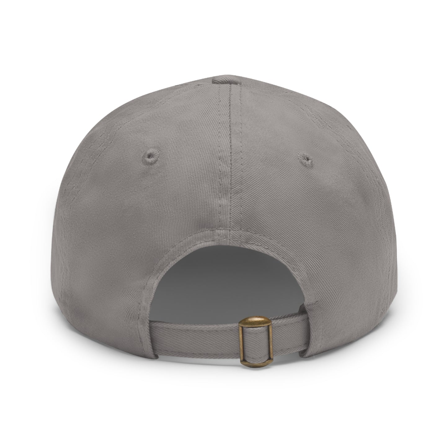 Leather Patch Dad Hat — Brockway Contracting Logo Cap