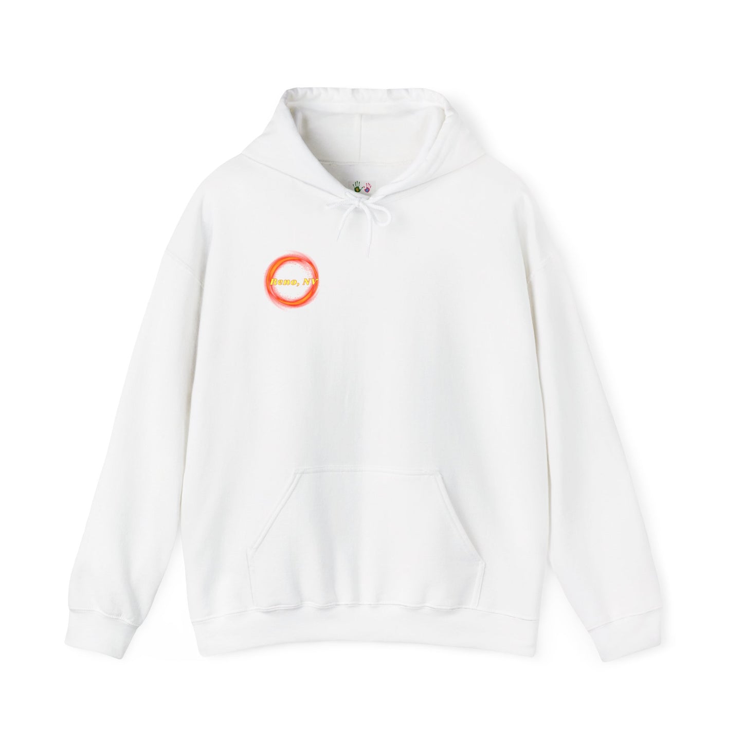 Reno - So close to hell you can see Sparks! - Hoodie (Smoke Background)