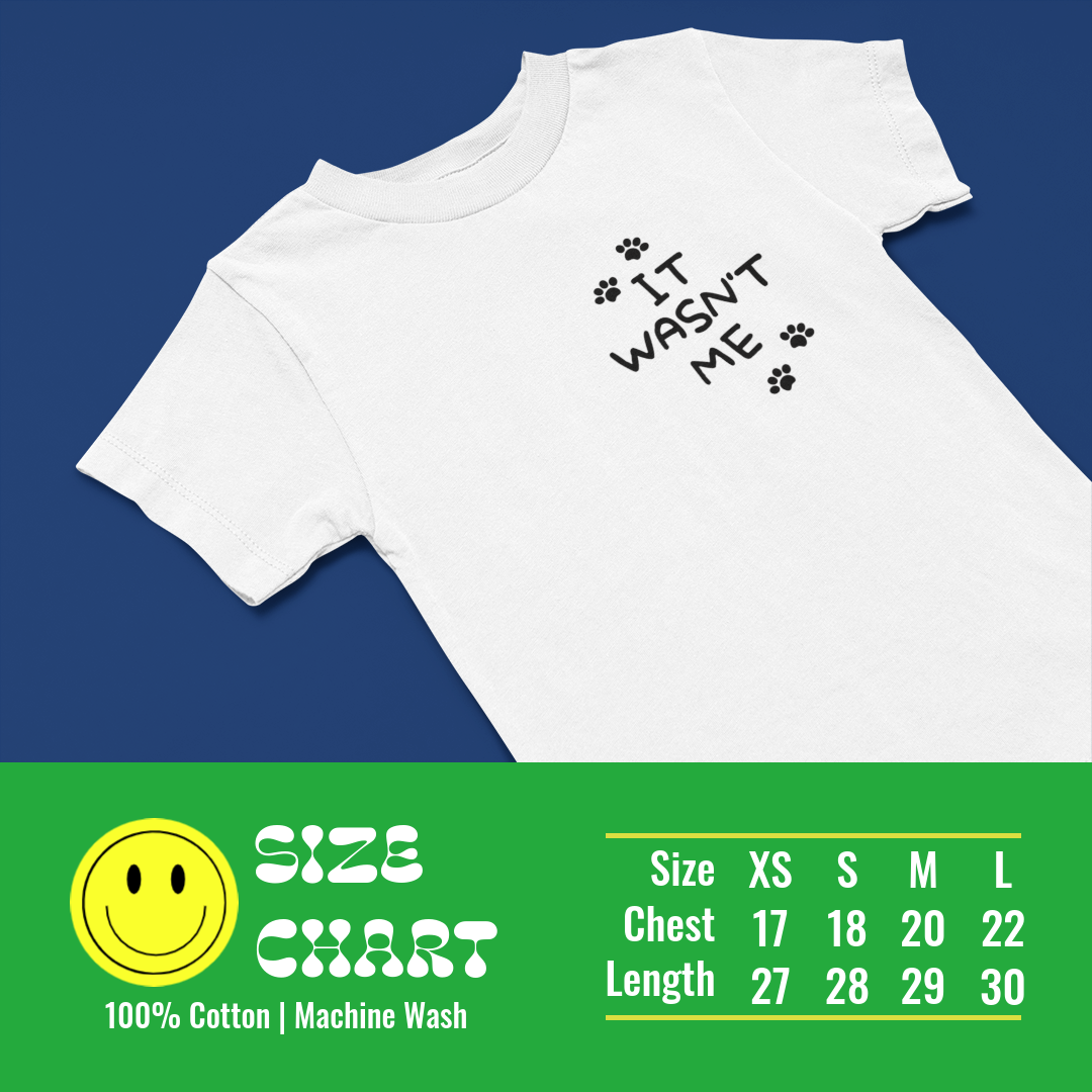 It Wasn't Me, It Was the Cat" Tee - Cookie Jar Mischief Unisex Shirt