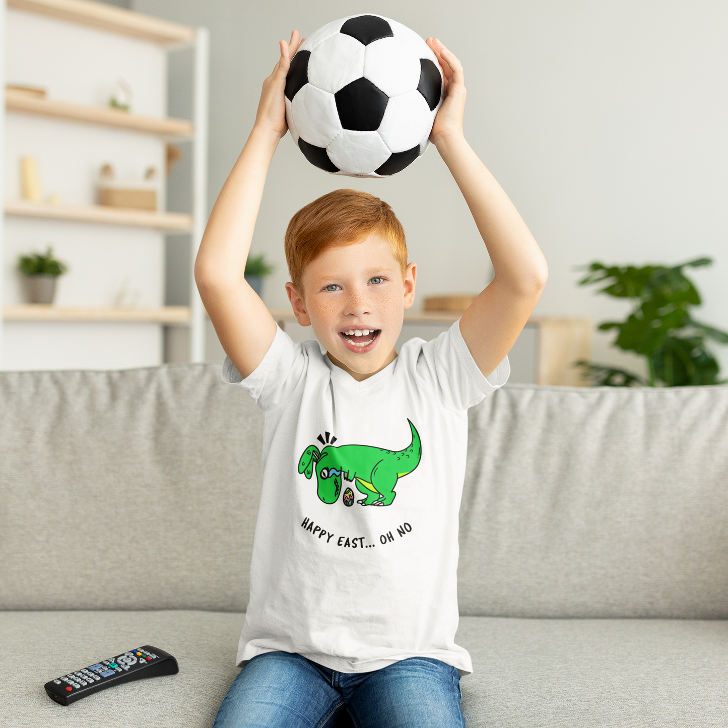 T-rex Easter - Kids Cotton™ Tee